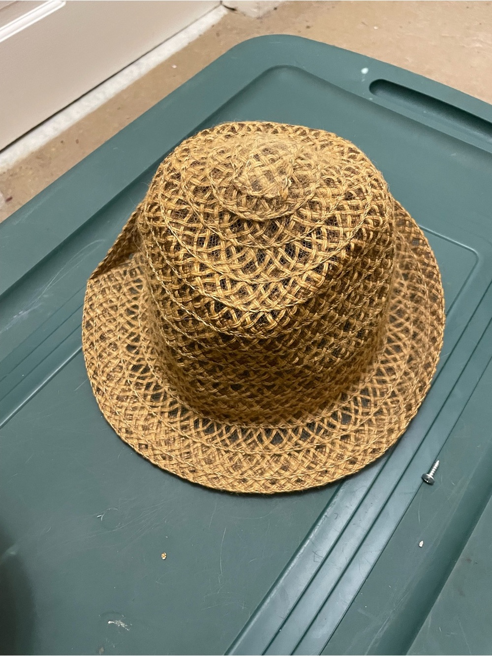 Echo Natural Tan Woven Sun Hat